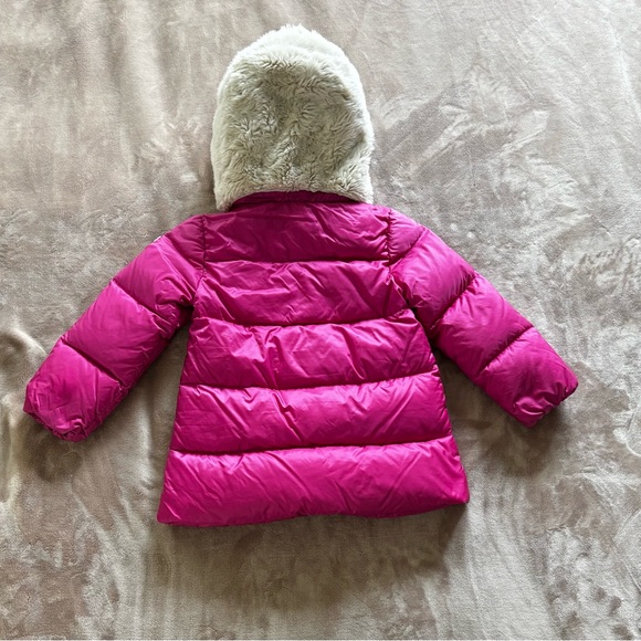 Moncler Down Hot Pink CAEN GIUBBOTTO JACKET Toddler Girl Size 3 Dry Cleaned - Picture 5 of 16